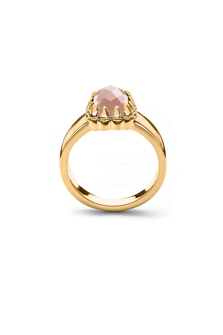 ROSE QUARTZ_GOLD PLATED