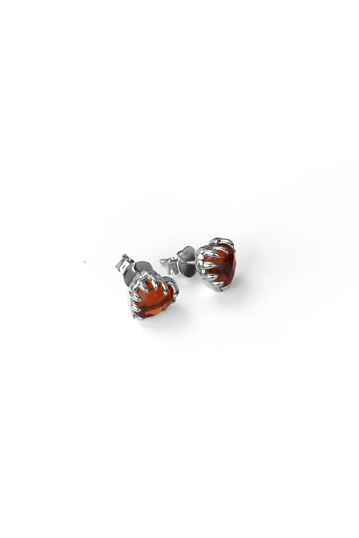 LOVE CLAW EARRINGS CITRINE