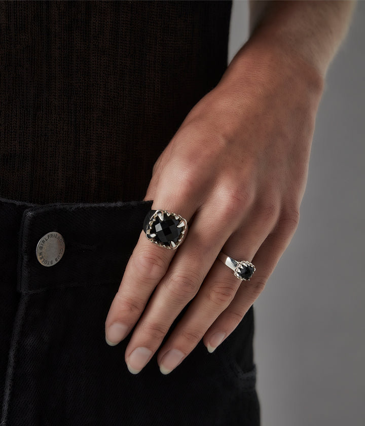 CLAW RING ONYX