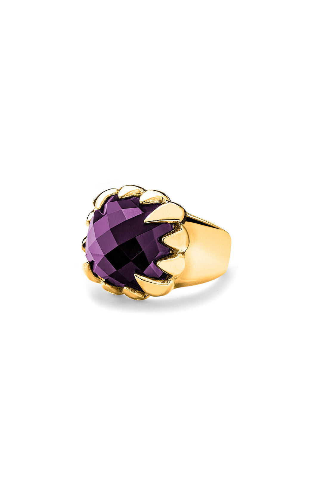 DARK AMETHYST_GOLD PLATED