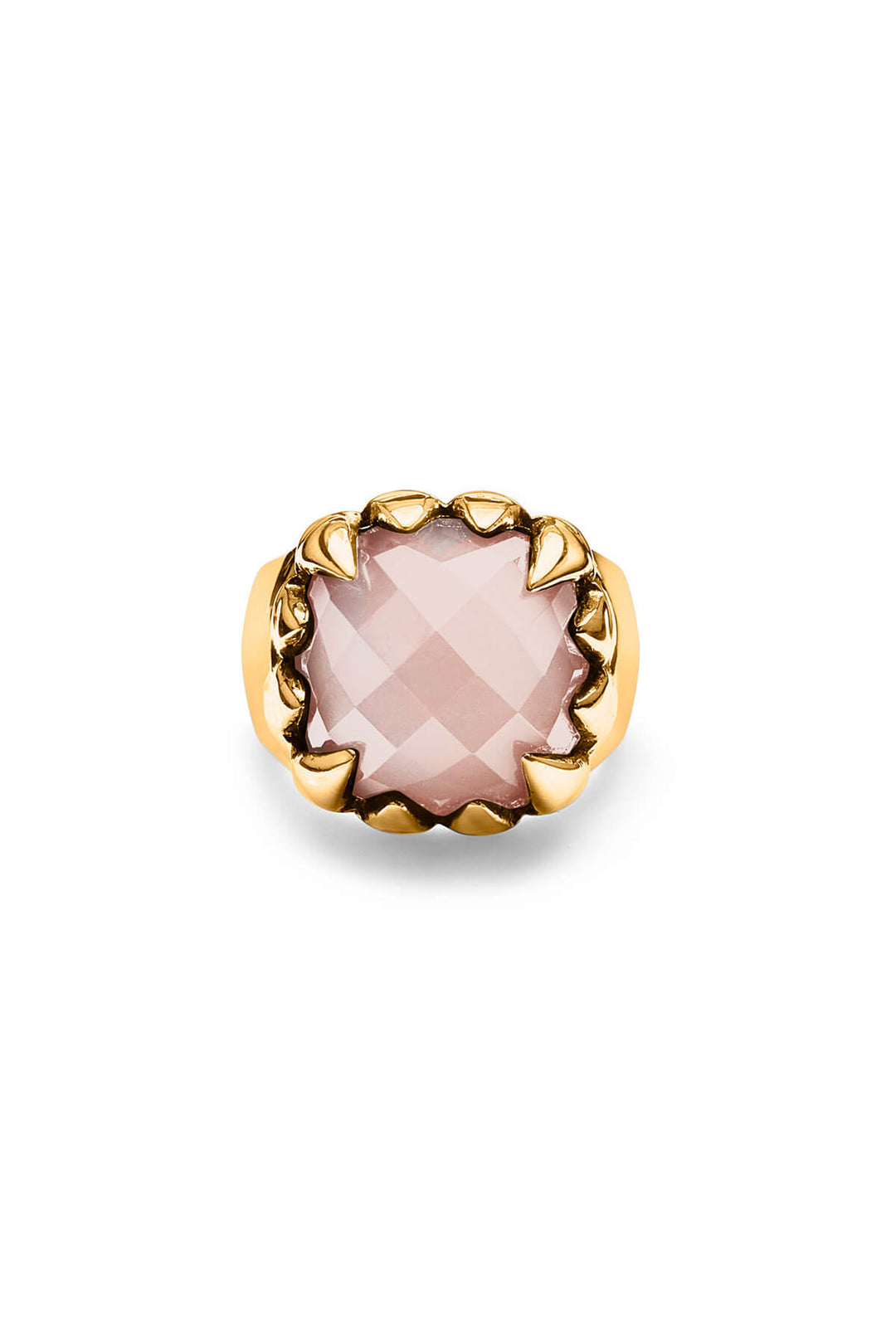 ROSE QUARTZ_GOLD PLATED