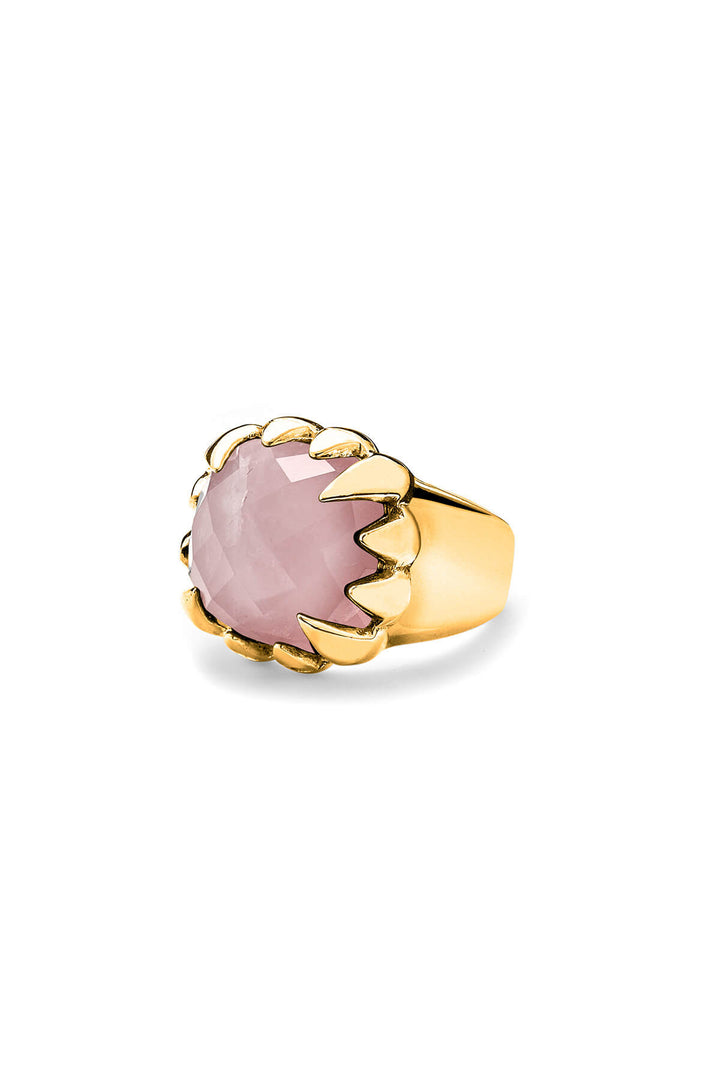 ROSE QUARTZ_GOLD PLATED