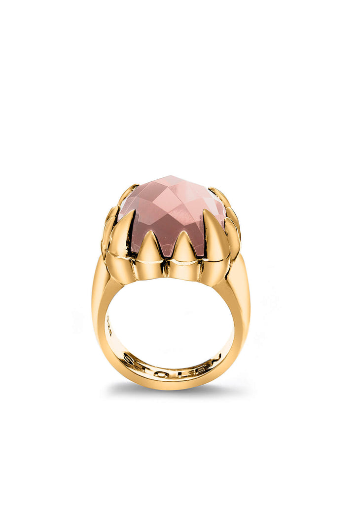 ROSE QUARTZ_GOLD PLATED