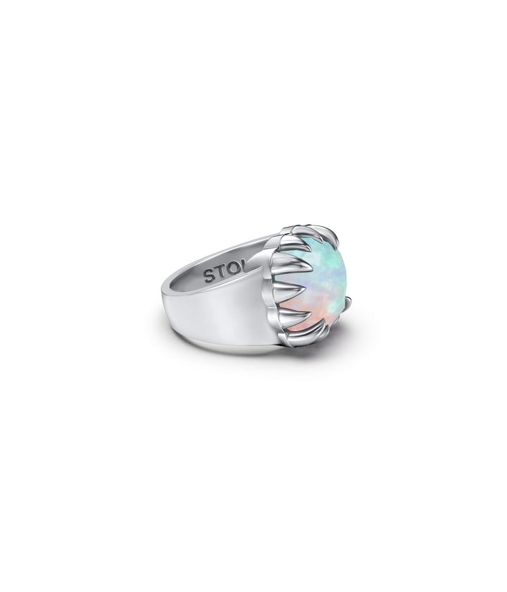 CLAW RING - BELLO OPAL - HIGH POLISH