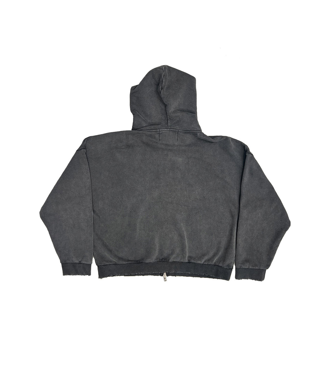 DISTRESSED ZIP HOOD