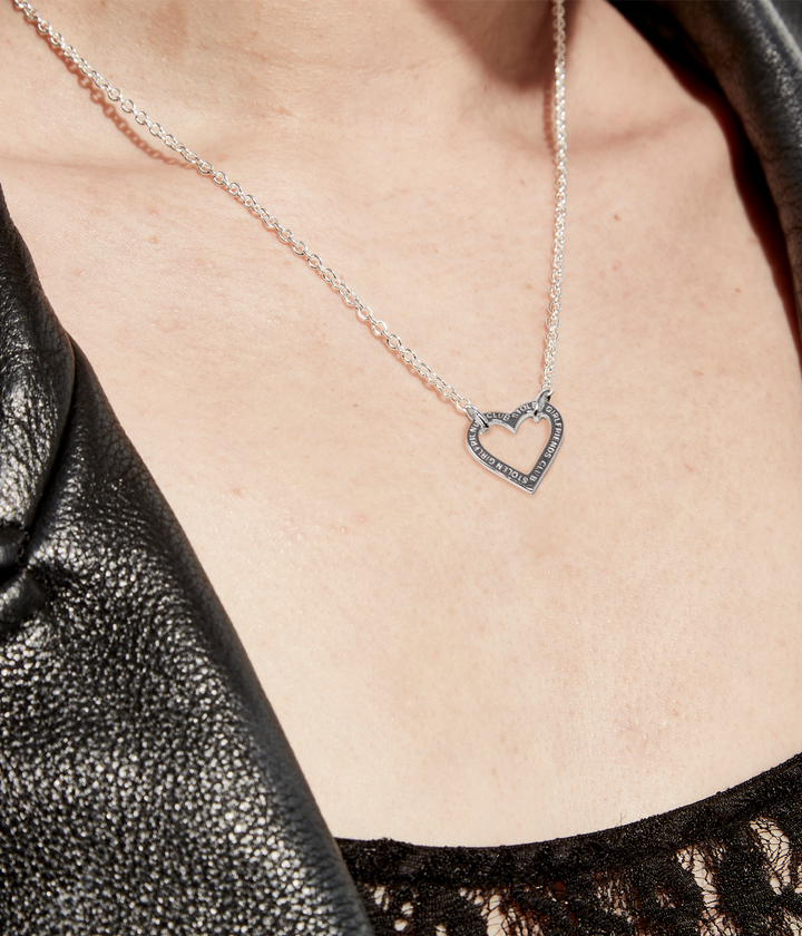 HALO HEART NECKLACE
