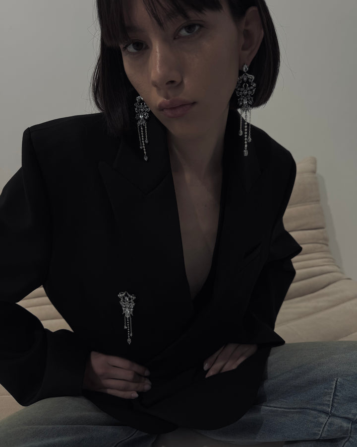 GILDED VENOM COCKTAIL EARRINGS