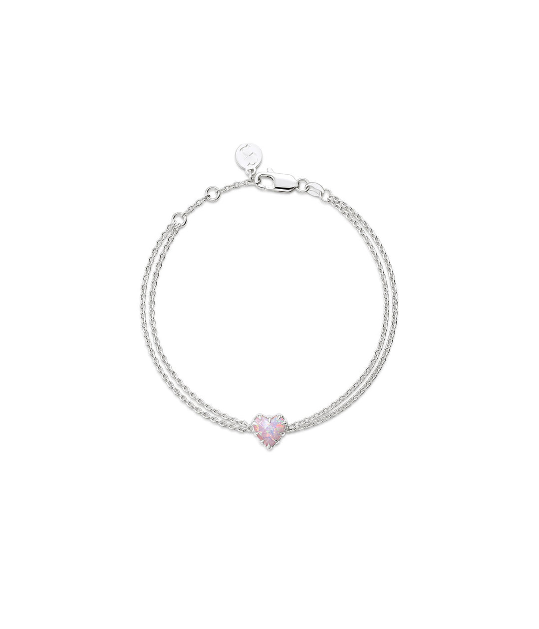 LOVE CLAW BRACELET - PINK BELLO OPAL