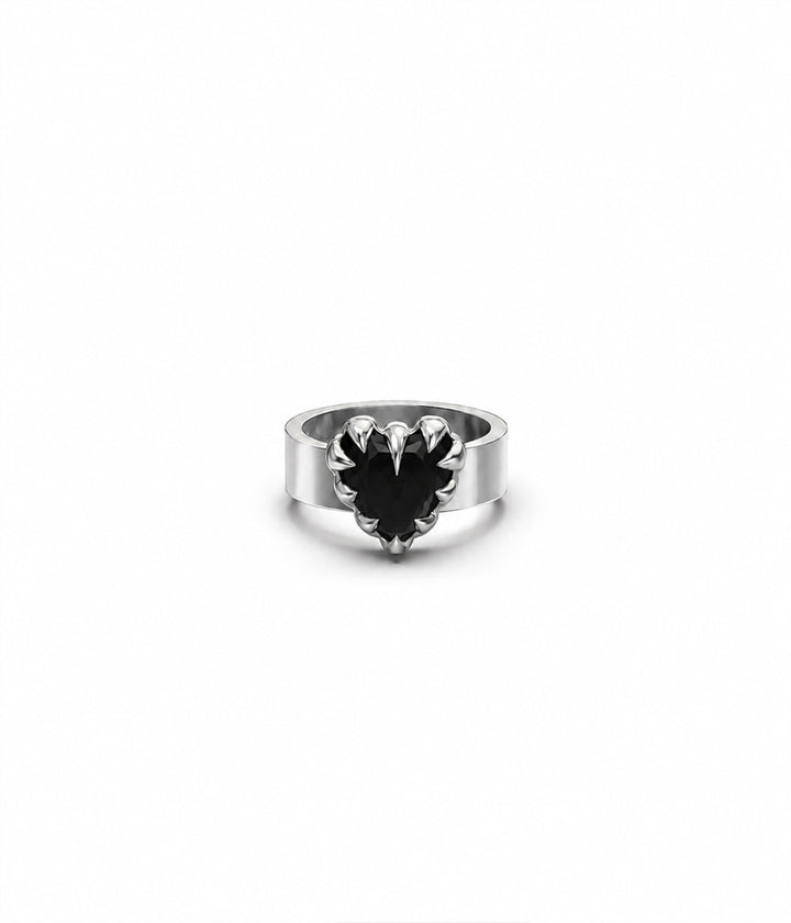 LOVE CLAW RING - ONYX