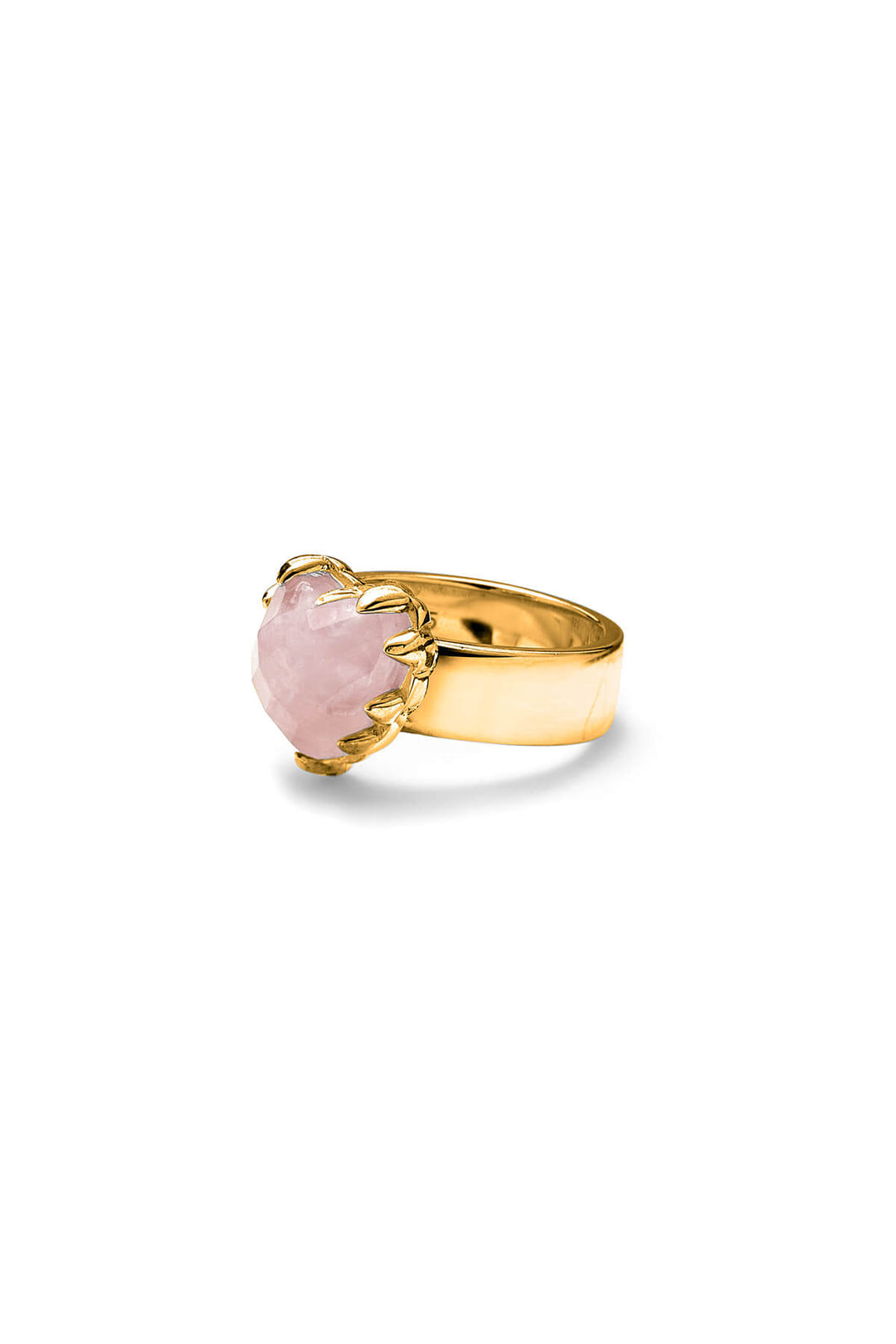 ROSE QUARTZ_GOLD PLATED