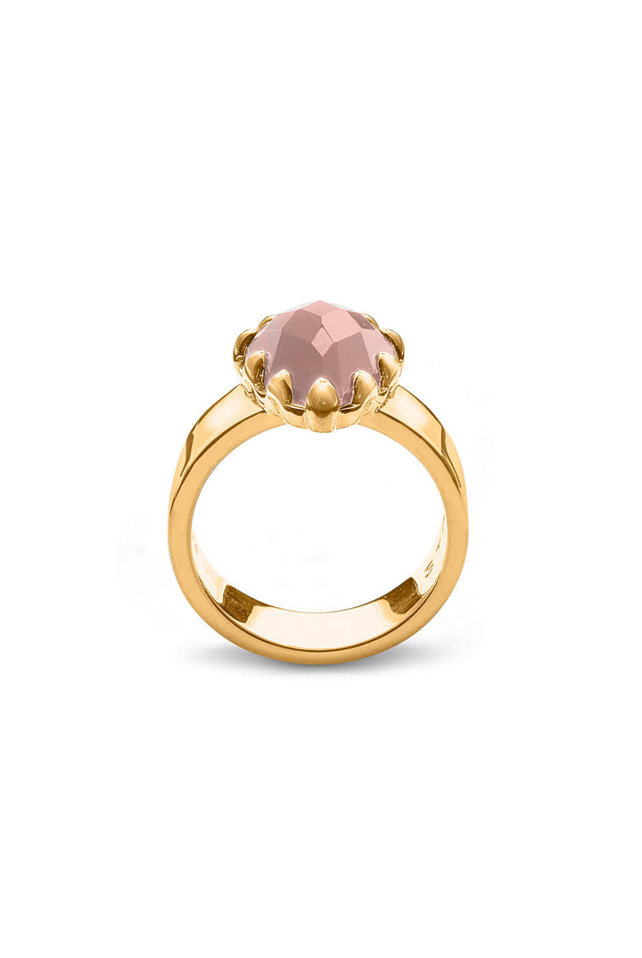 ROSE QUARTZ_GOLD PLATED