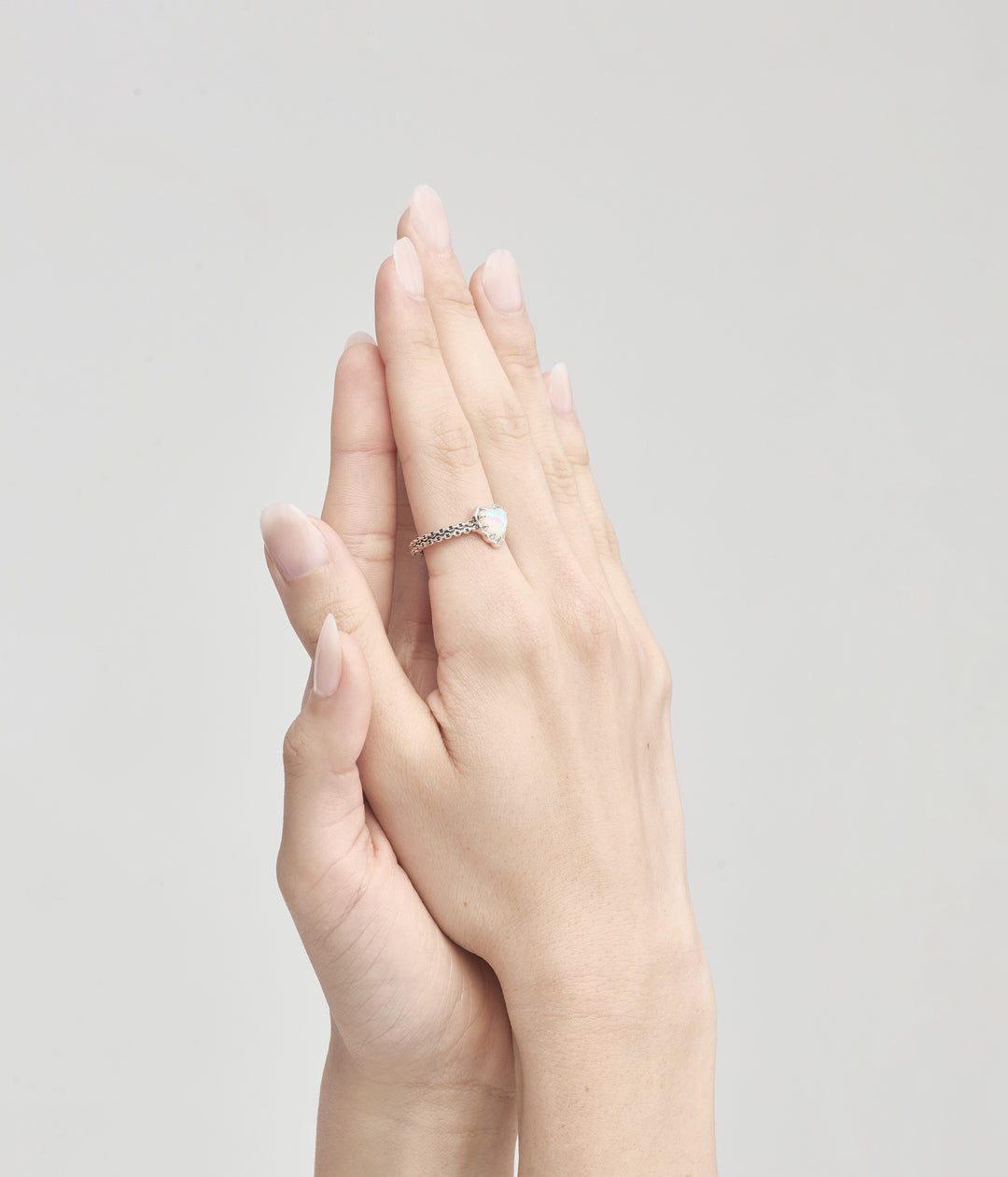 MINI LOVE CLAW RING - BELLO OPAL - HIGH POLISH