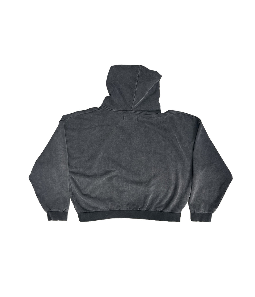 Back view of a Not For You Relaxed cotton hoodie on a white background - stolen girlfriends club