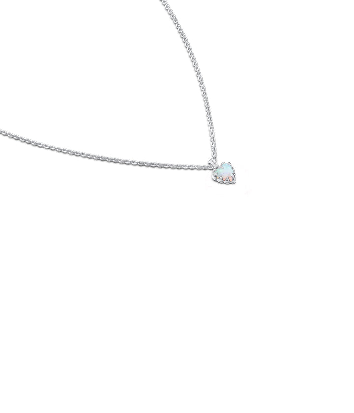 MINI LOVE CLAW NECKLACE - BELLO OPAL - HIGH POLISH