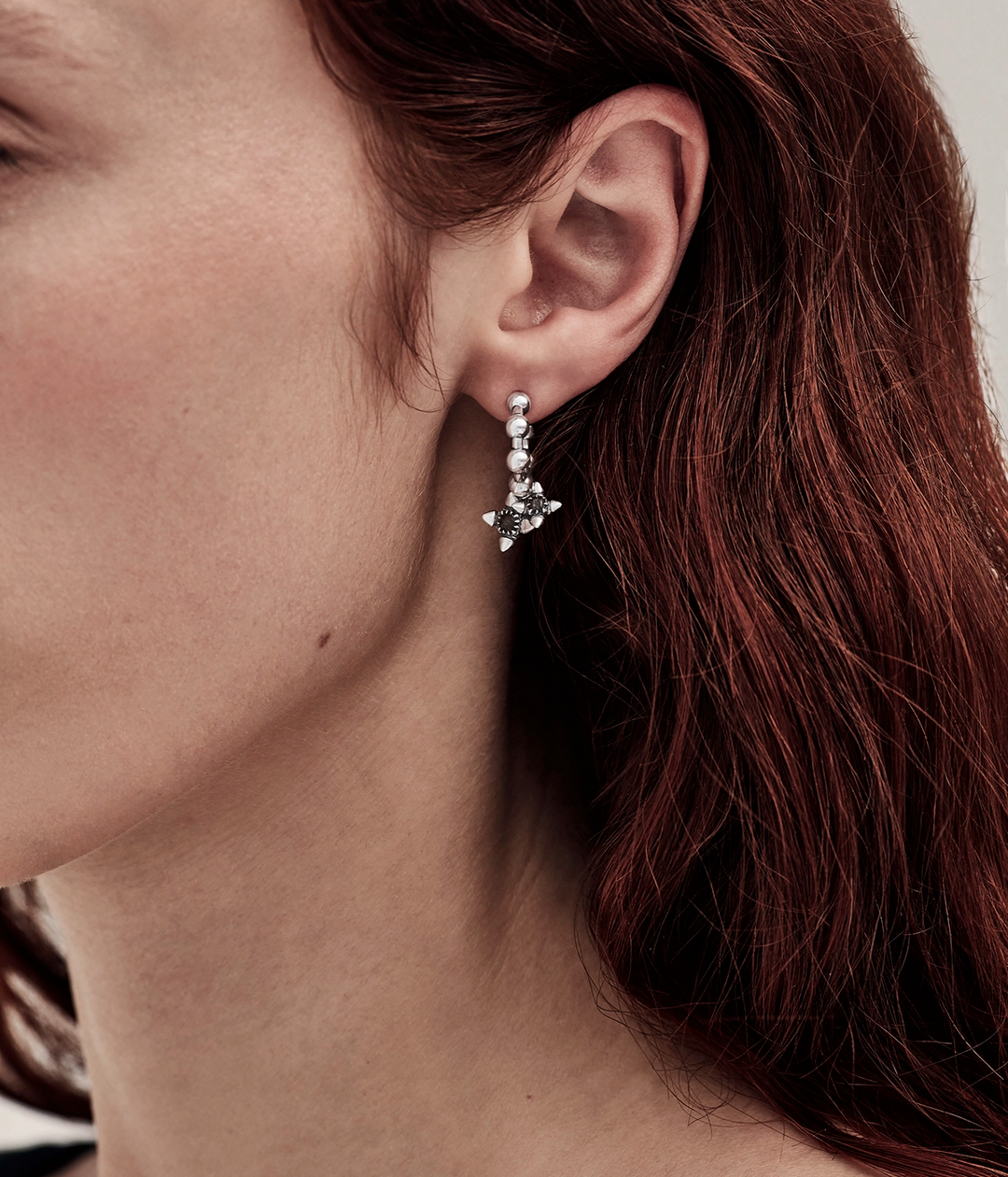 ORACLE STAR CLUSTER ANCHOR EARRINGS