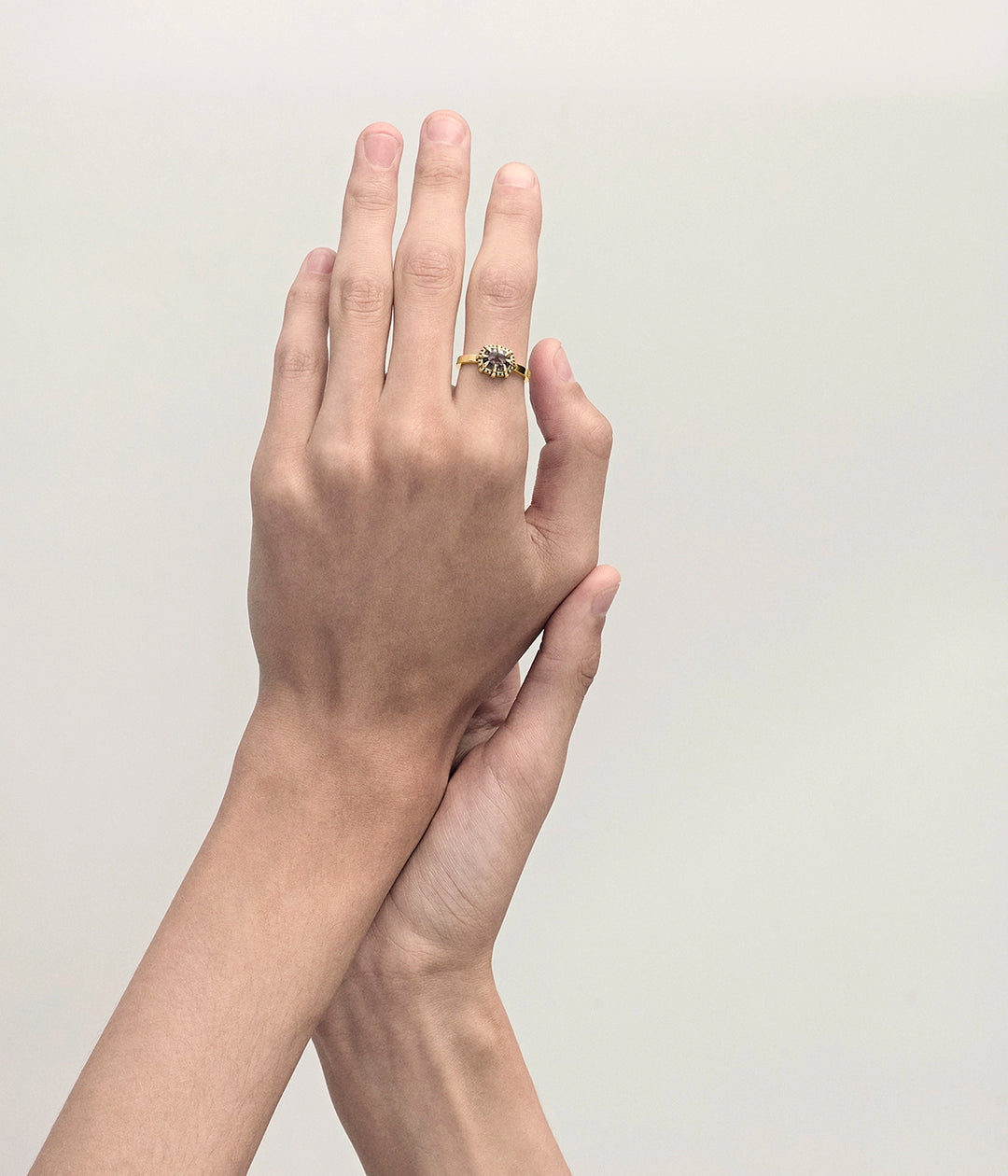 DAHLIA'S EMBRACE RING  - 18K GOLD VERMEIL