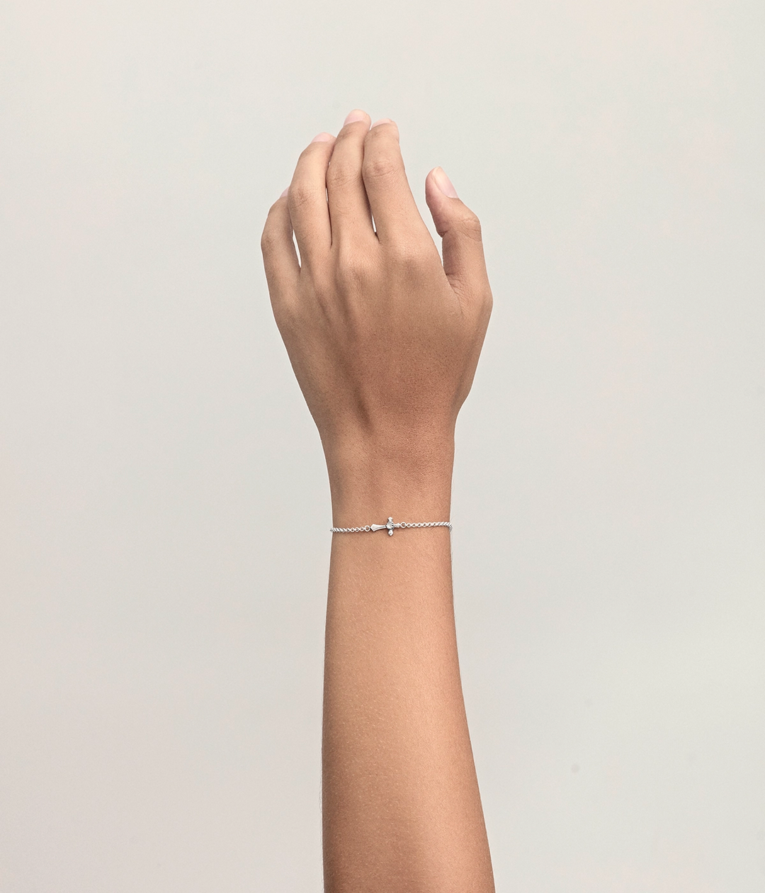 GOTHIC SIDE CROSS BRACELET
