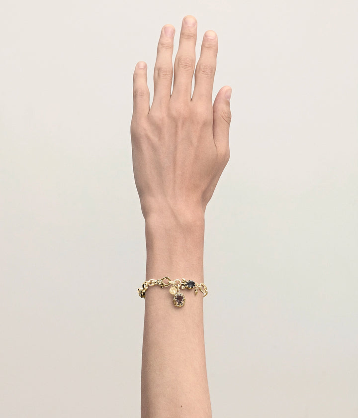 DAHLIA'S EMBRACE COCKTAIL BRACELET - 18K GOLD PLATED