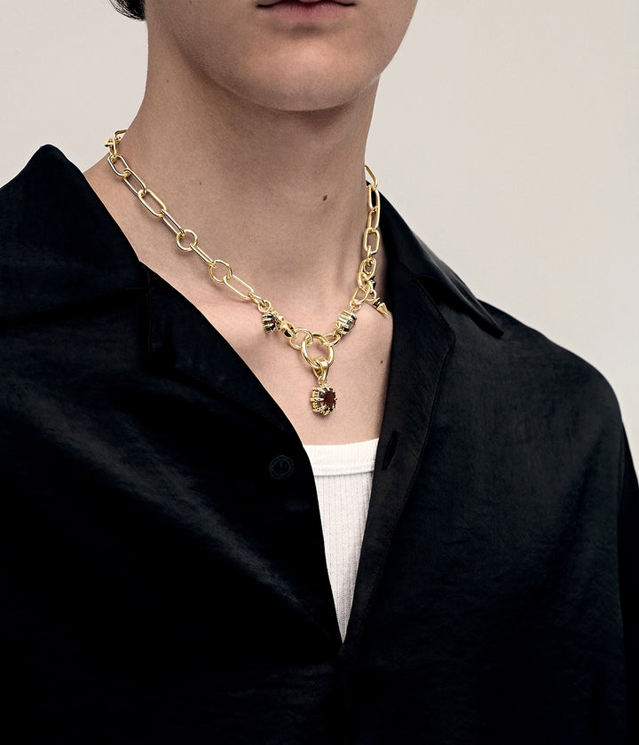 DAHLIA'S EMBRACE COCKTAIL CHOKER - 18K GOLD PLATED