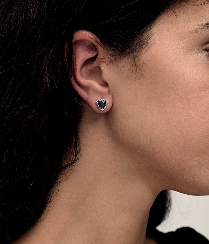 LOVE CLAW EARRINGS ONYX