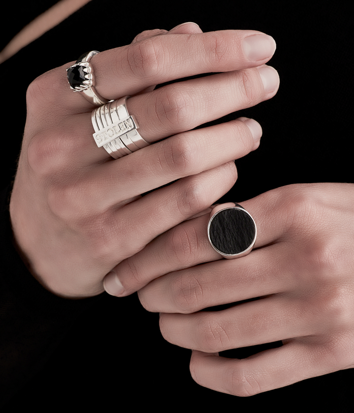 SIX PIECE BAND RING