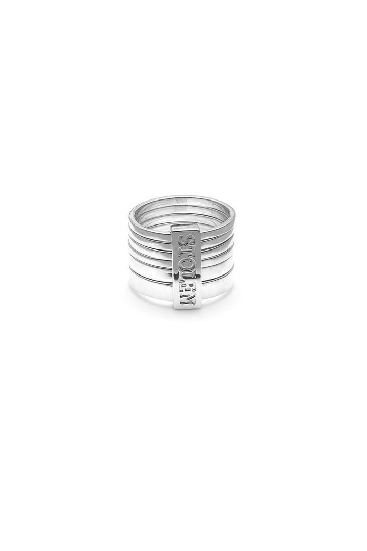 SIX PIECE BAND RING - XL SIZES