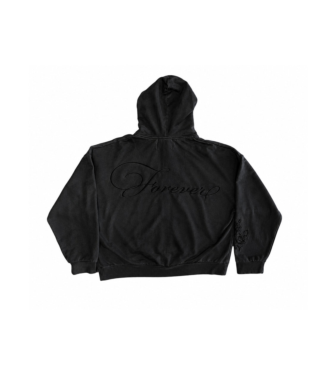 STOLEN FOREVER ZIP HOOD - AGED CHARCOAL