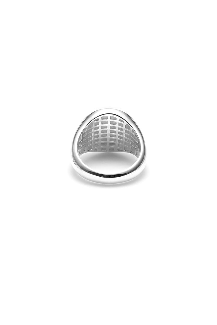 TEXT LOGO SOVEREIGN RING - XL SIZES