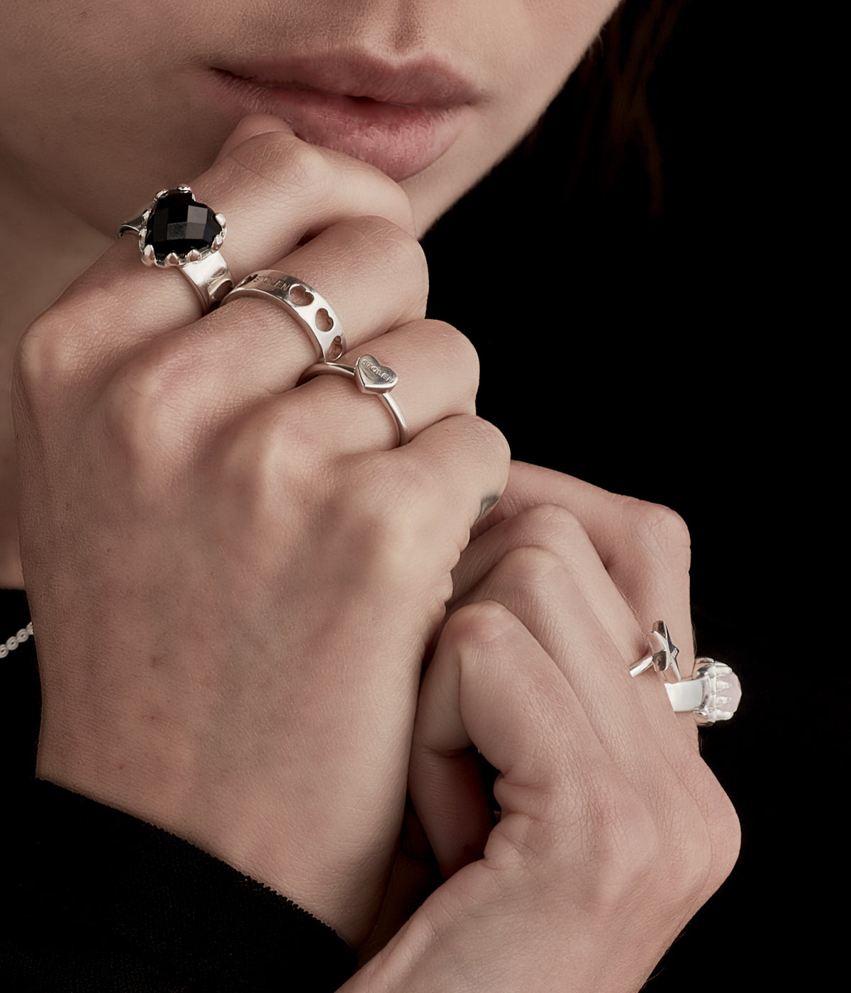 Stolen Girlfriends Club Heartless Band Ring in Sterling Silver - 6mm