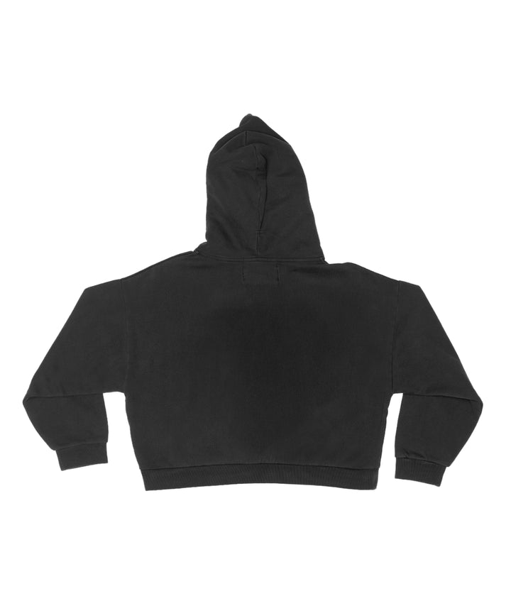 GOD IS A WOMAN HOOD - AGED CHARCOAL