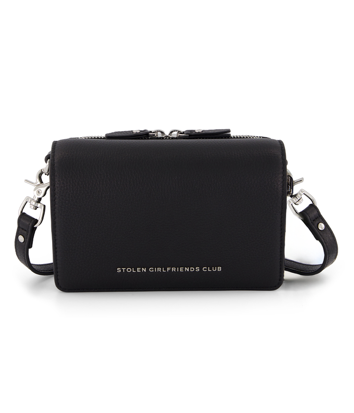LITTLE TROUBLE BAG - BLACK & SILVER