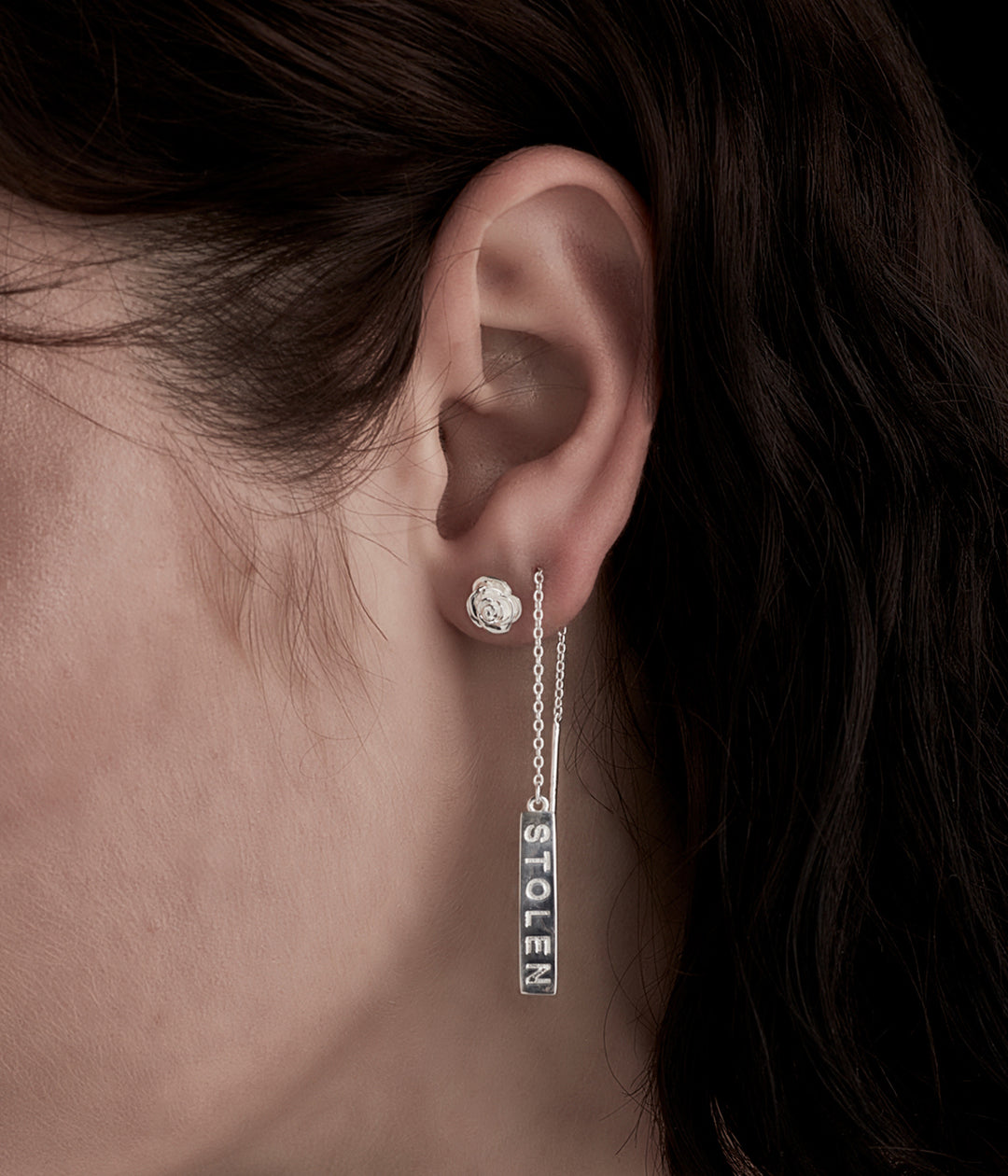 ROSE BUD EARRING