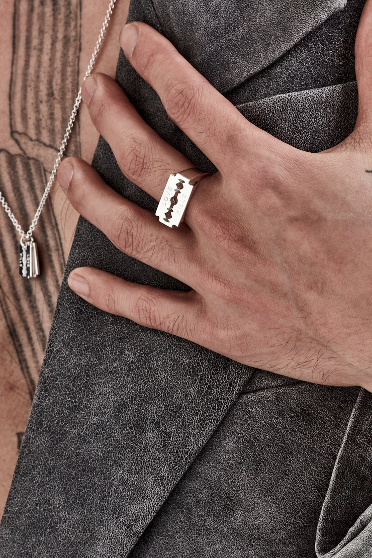 LOVE KILLS RAZOR RING