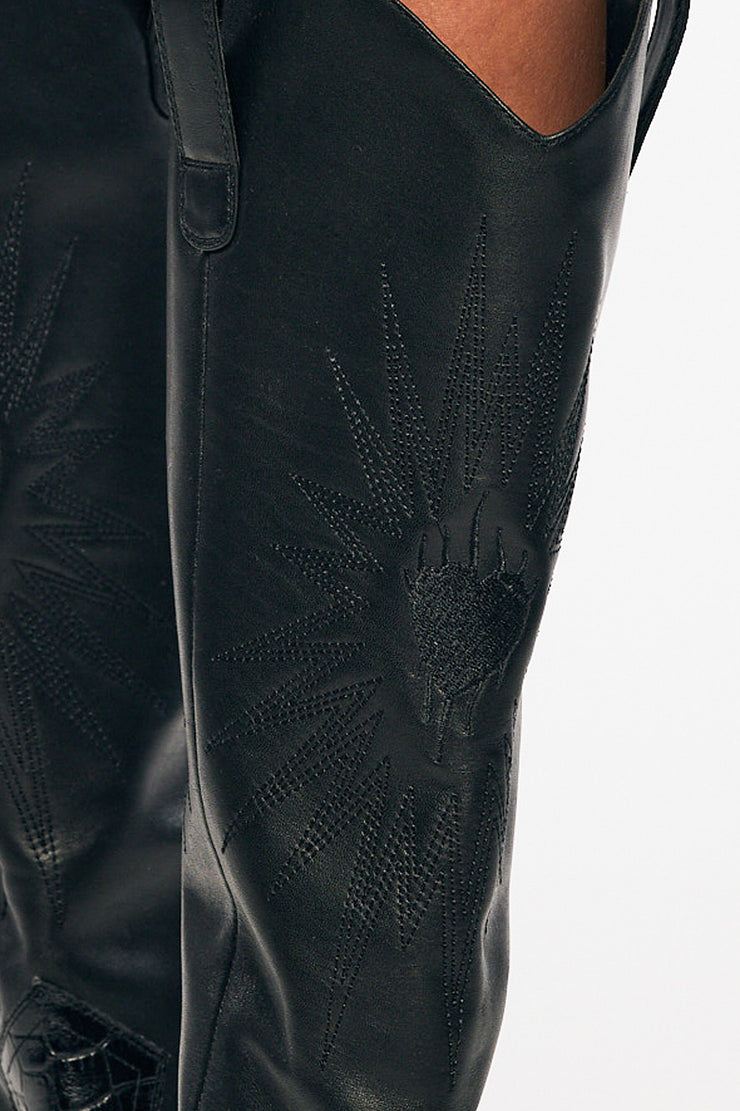 KNEE HIGH WESTERN BOOT