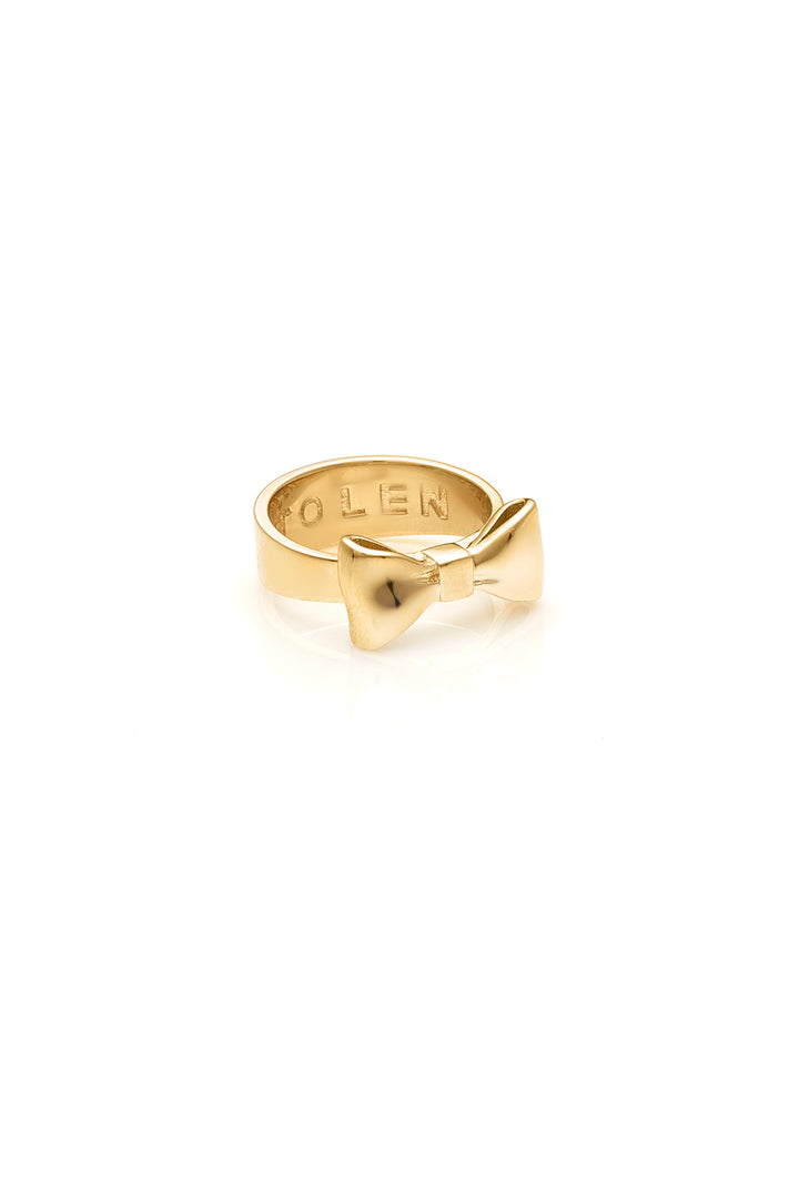 BOW RING - 9K GOLD