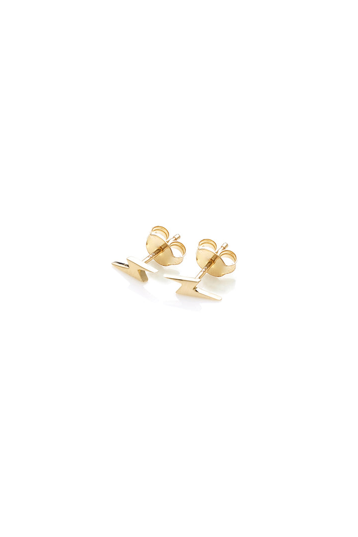 I'LL BE LIGHTENING EARRINGS - GOLD PLATED