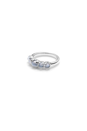 HALO CLUSTER RING MOONSTONE