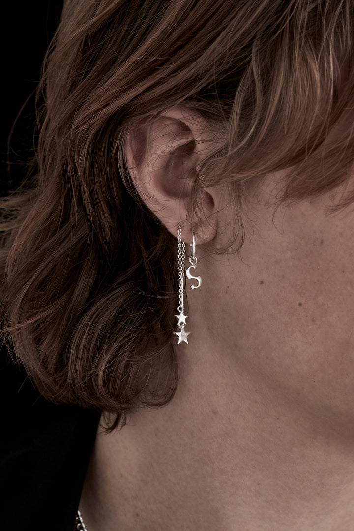 FALLING STOLEN STAR EARRING