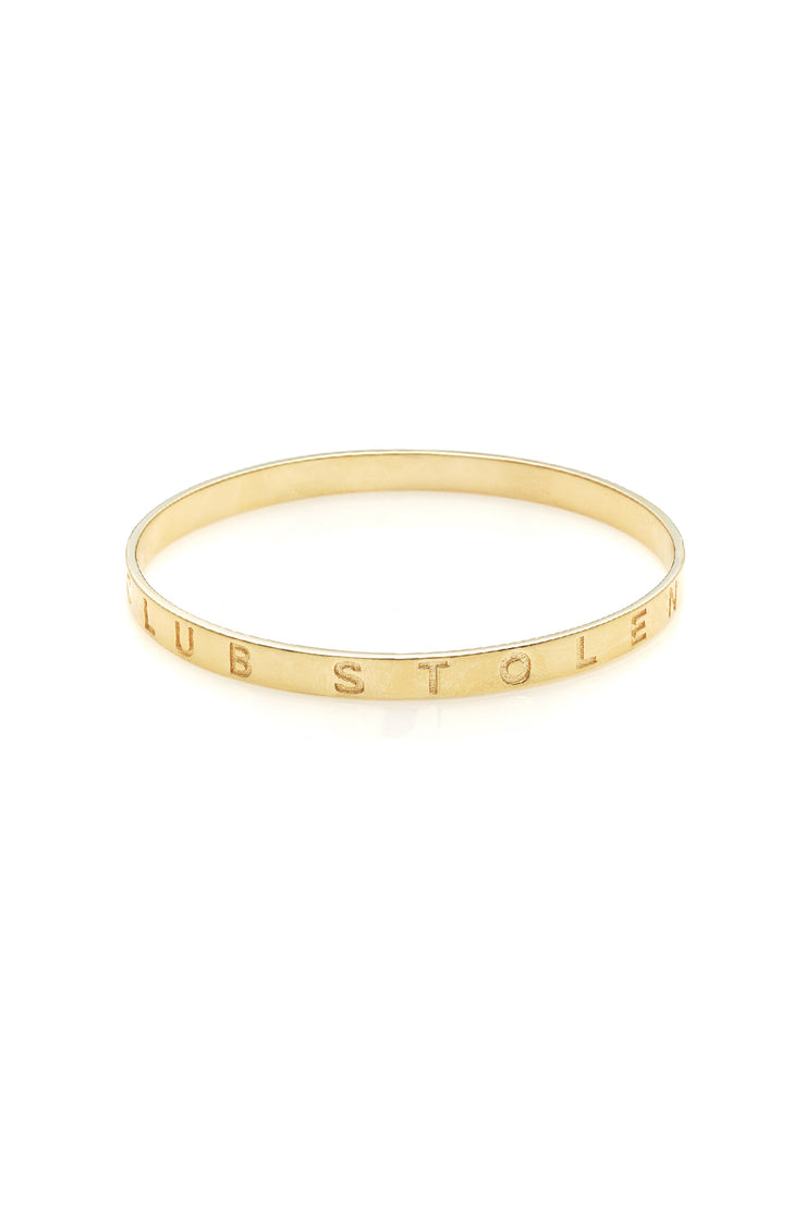 STOLEN BANGLE - GOLD PLATED