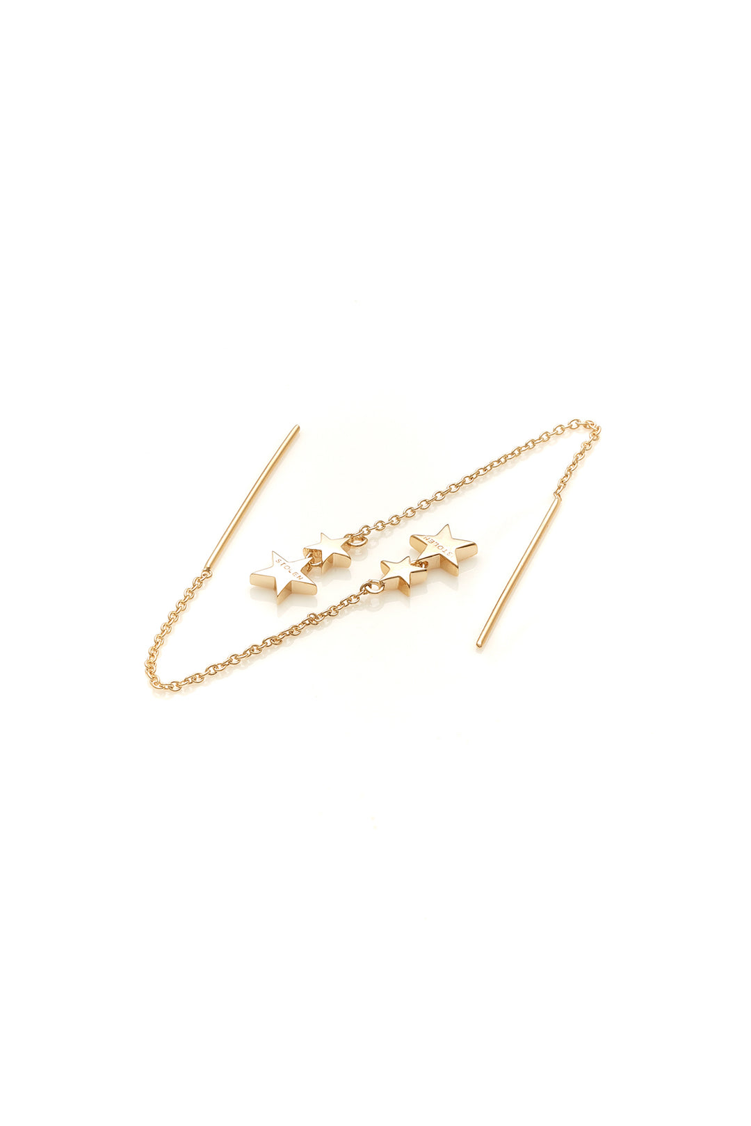 FALLING STOLEN STAR EARRING - GOLD PLATED