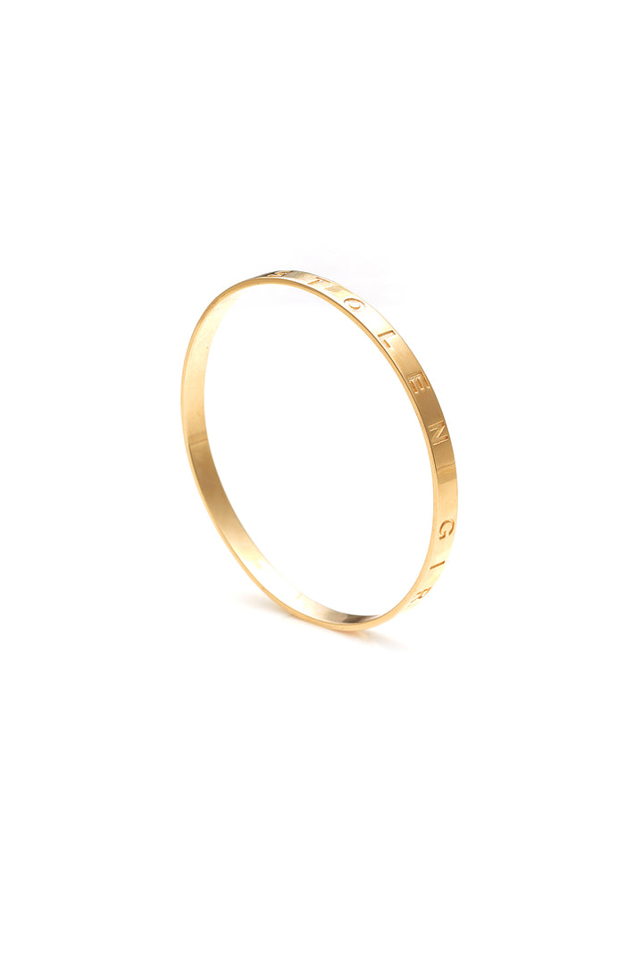 STOLEN BANGLE - GOLD PLATED