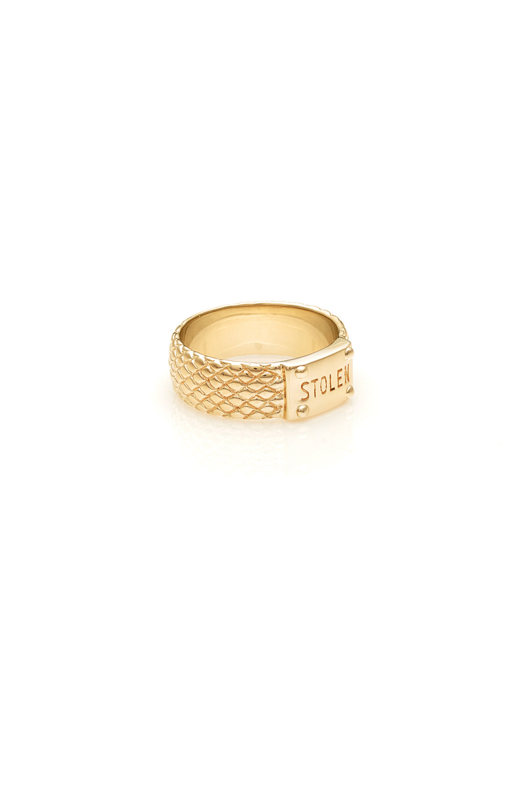 SNAKE BAND SKIM - 9K GOLD