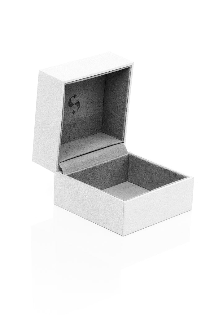 JEWELLERY BOX - SILVER GLITTER