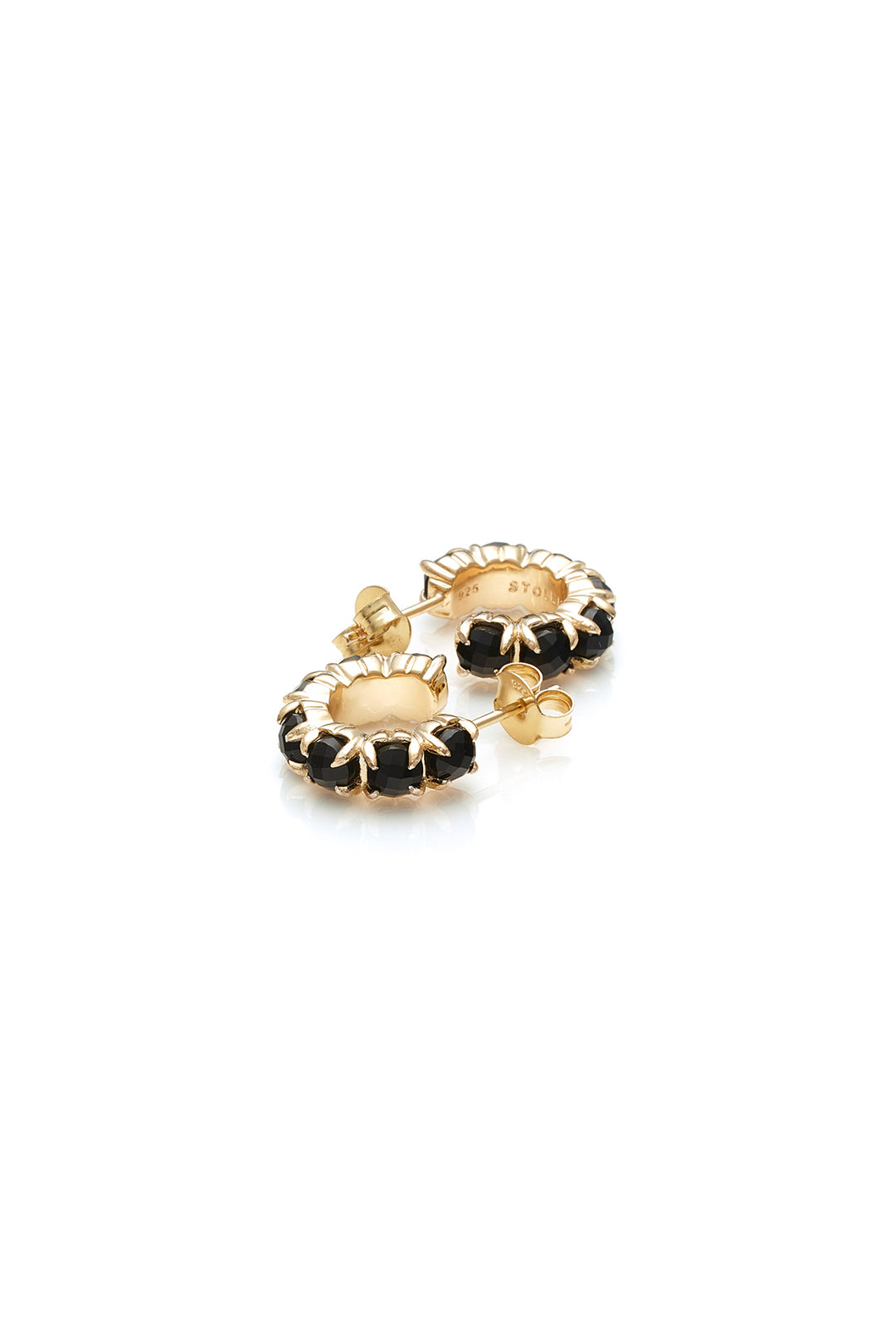 HALO CLUSTER EARRING  - GOLD PLATED