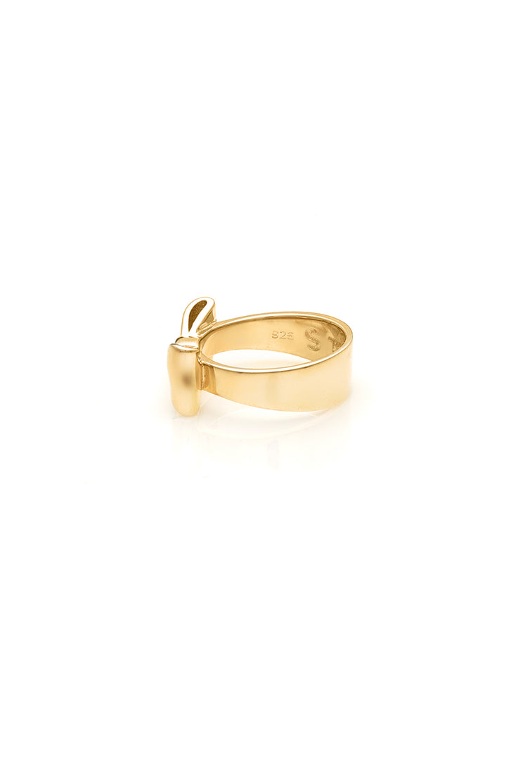 BOW RING - 9kt GOLD