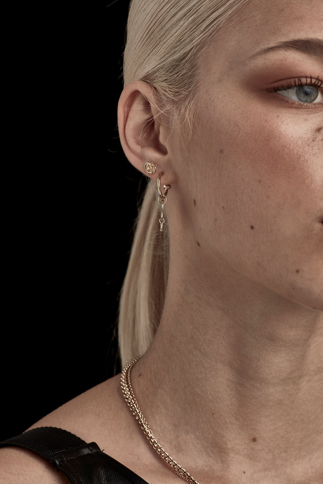 ROSE BUD EARRING - 9kt GOLD