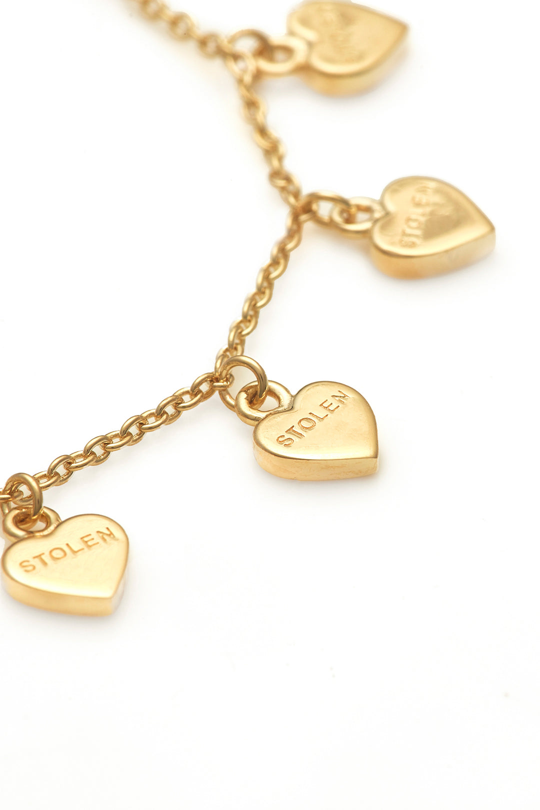 STOLEN HEART BRACELET - GOLD PLATED