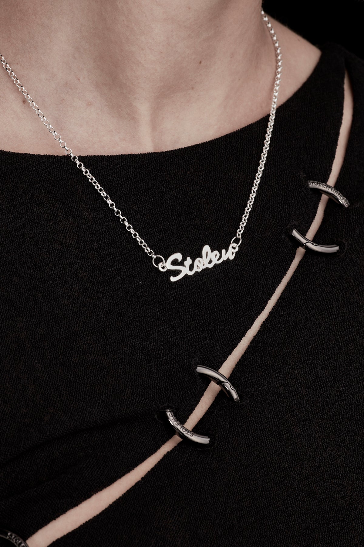 STOLEN SCRIPT NECKLACE – Stolen Girlfriends Club