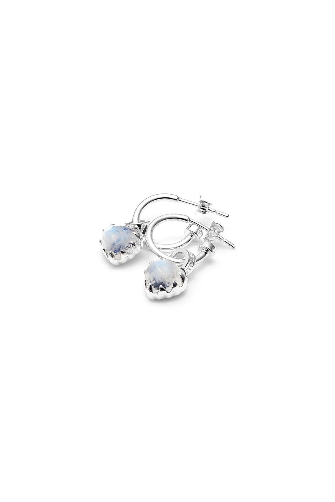 LOVE ANCHOR EARRING MOONSTONE