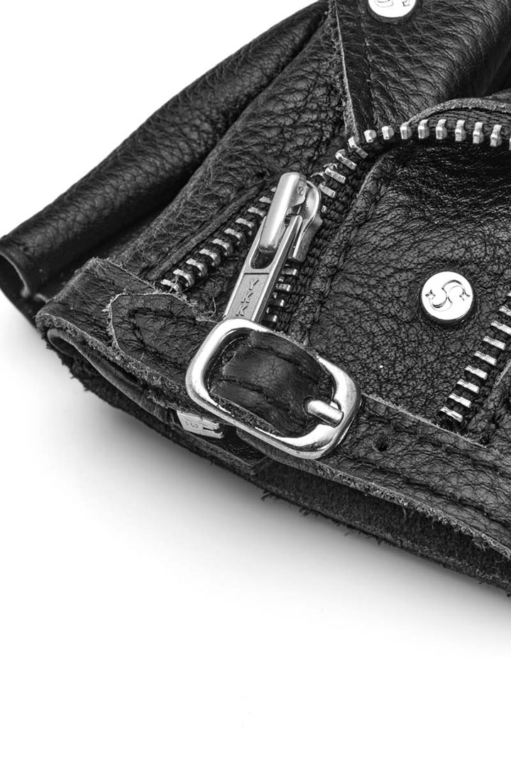 LEATHER JACKET KEYRING